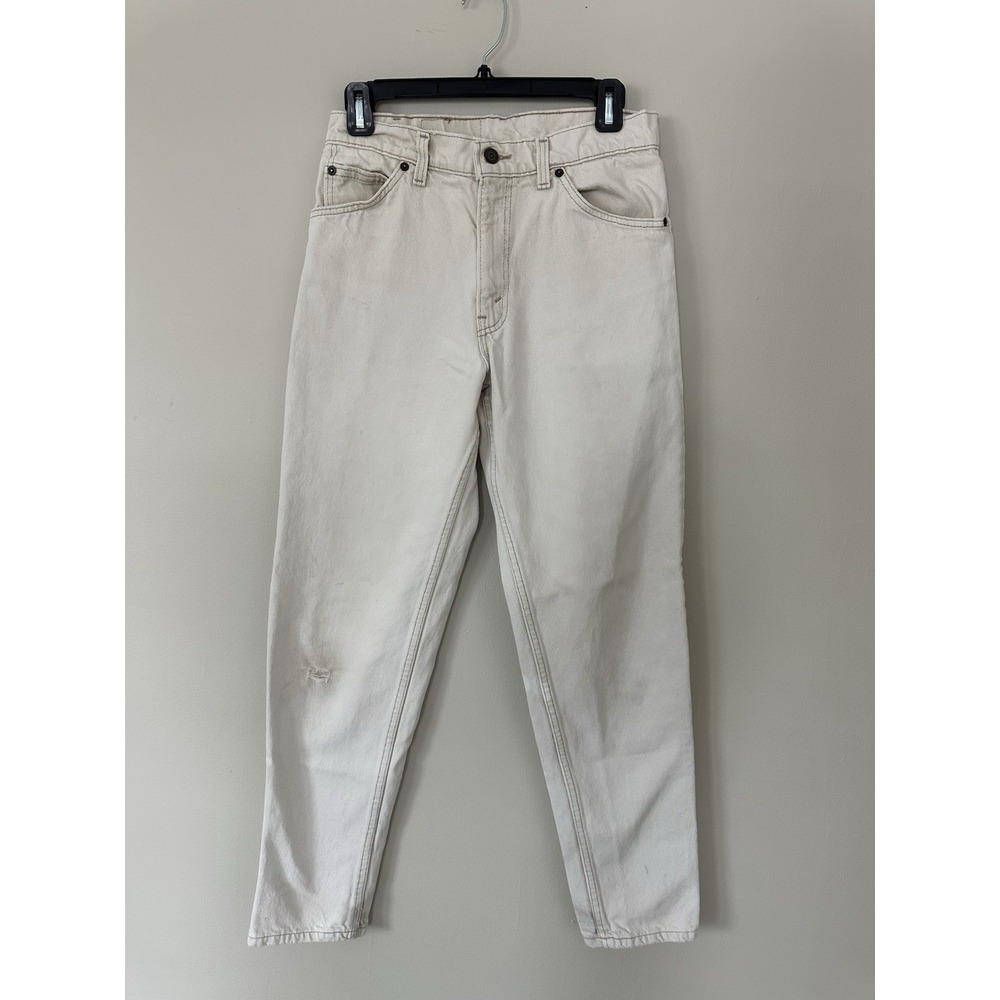 VTG Levis 550 W30x32‎ Off White Made In USA 1992 Vintage